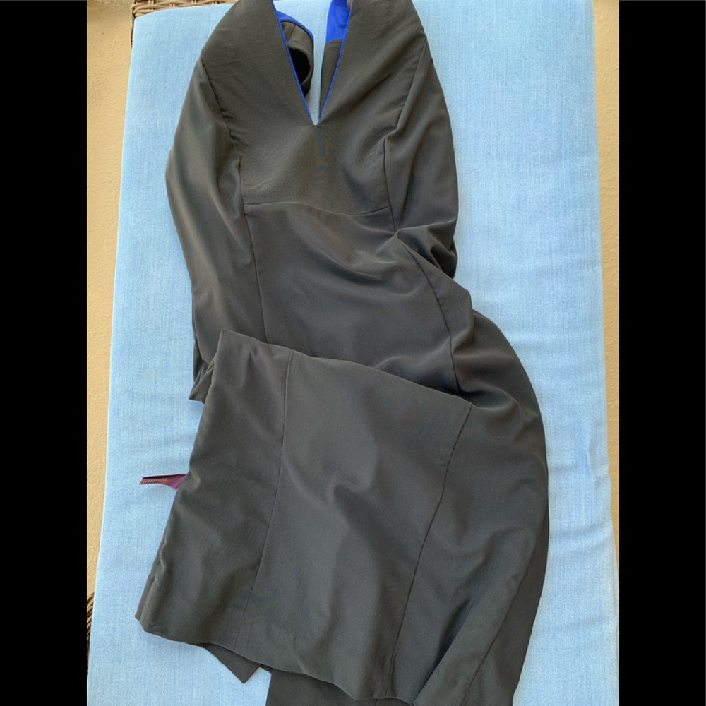 Rachel Roy Blue/Black Colorblock Dress - Picture 8 of 12